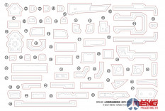 SPS-082 Meng Model 1/700 PLA Navy Shandong Paint Masks (For PS-006)