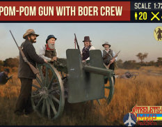 STR188  Strelets*R Фигуры Pom-Pom Gun with Boer Crew