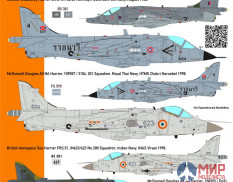 CTA036 Cut then Add 1/48 Harrier - 1st Generations & Two Seater (UK, Thailand, India, USA, Spain - 6