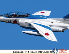 07513 Hasegawa 1/48 Учебный самолет Kawasaki T-4 "BLUE IMPULSE 2022" (Limited Edition)