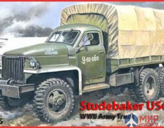 35514 ICM 1/35 Грузовик Studebeker US6 U4 с тентом, лебедкой