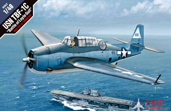 12340 Academy 1/48 Самолёт USN TBF-1C "Battle of Leyte Gulf"