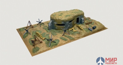 6070 Italeri 1/72 Бункер Bunker and accessories