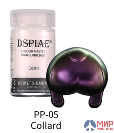 PP-05 DSPIAE Pearl Colors Nitrocellulose oil paint