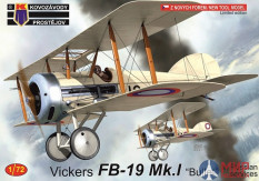 KPM0251 1/72 Kovozavody Prostejov Vickers FB-19 Mk.I Bullet In Russian Services