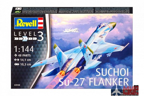 03948 Revell 1/144 Suchoi Su-27 Flanker