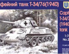 UM1-251 UM 1/72 Танк Трофейный Т34/76 со смолой