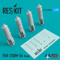 RS72-0094 ResKit ФАБ-250М-54 бомба (4 шт.)