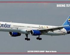 ее14447_1 Воcточный Экспресс 1/144 Авиалайнер В-753 Thomas Cook/Condor (Limited Edition)