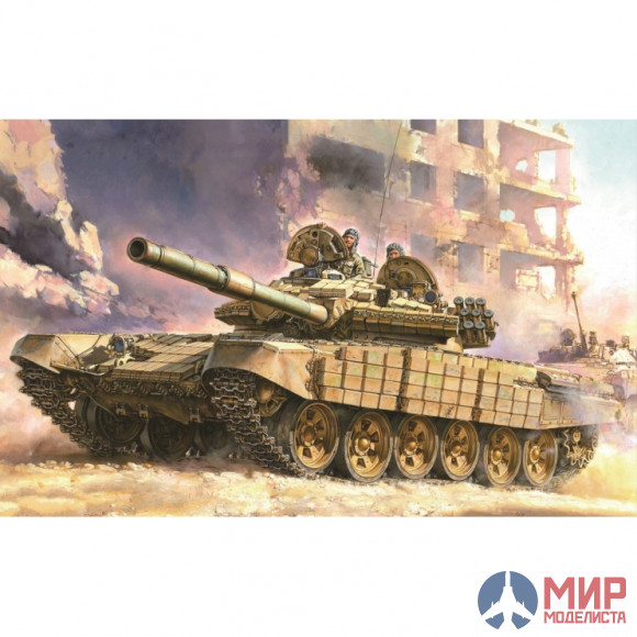 35A041 Amusing Hobby 1/35 Т-72АВ (с интерьером)