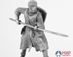 113  Ратник 54 мм  Копейщик, Западная Европа  олово