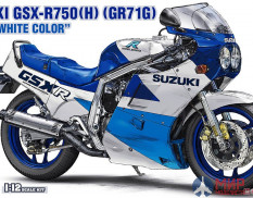 21746 Hasegawa 1/12 Мотоцикл SUZUKI GSX-R750 (H)(GR71G) "BLUE/WHITE COLOR