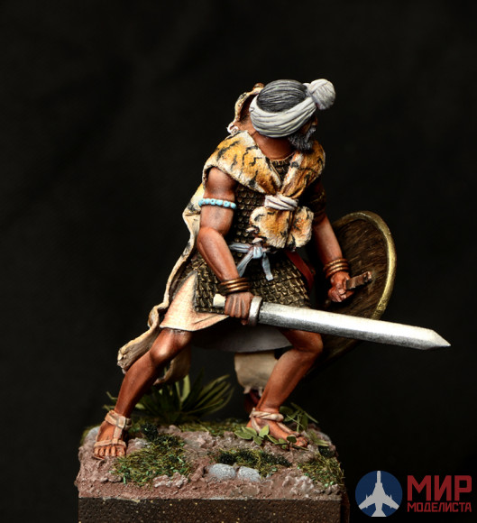 CHM-75003 Chronos Miniatures 75mm Древнеиндийский пеший воин (кшатрий), 4-3 века до н.э.