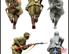 EM-35113 Evolution Miniatures Red Army rifleman. WW2 ( 1941 - 1943) Set - 8
