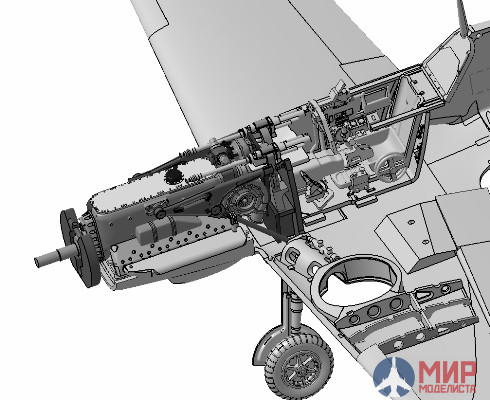 4802 Звезда 1/48 Самолет Мессершмитт-BF-109F2