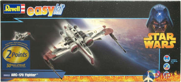 06653 Revell Истребитель STAR WARS ARC-170 Clone Fighter "easykit"