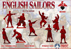 RB72081 Red Box 1/72 English Sailors 16-17 century