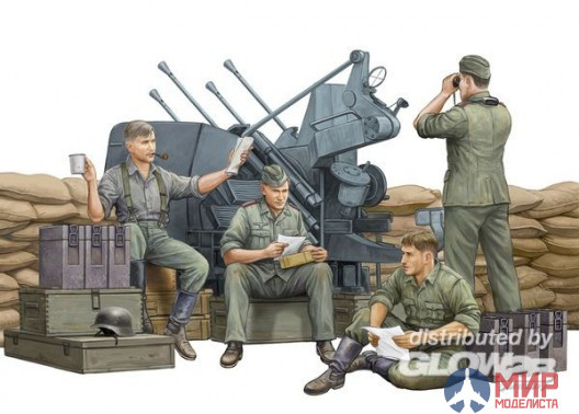 00432 Trumpeter 1/35 Солдаты German Anti-Aircraft Gun Crew