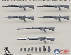LRE35034 LiveResin Винтовка сил специального назначения Mk 12 Mod 0/1 (SPR) ВМФ США/SOF 1/35