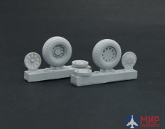 NS32039-a North Star Models 1/32 North American P-51 Mustang wheels set - No Mask series