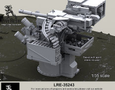 LRE35243 LiveResin Дистанционно управляемая оружейная станция FLW 200 Eernbedienbare Waffenstation с автоматическим станковым гранатомётом GMG 40 мм H&K на высокой базе для техники - Leopard2A7 - Leopard 2PSO, Boxer GTK, Dingo 2, и др. 1/35