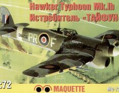 mq7202 Макет (MSD) 1/72 Самолет Hawker Typhoon Mk.I B