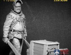 F-75-098 Altores Studio 1/24 Cheerful artilleryman XV century