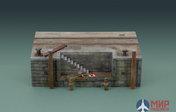 5615 Italeri диорама  DOCK WITH STAIRS (1:35)