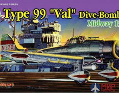 5107 Dragon самолёт Aichi Type 99 "Val" Dive-Bomber, Midway 1942  1/72