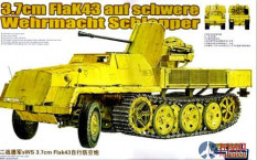 L3516 Great Wall Hobby 1/35 WWII German 3.7cm FlaK43 auf Sws