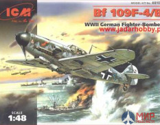 48104 ICM 1/48 Самолет Bf-109F-4/B