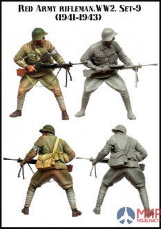 EM-35114 Evolution Miniatures Red Army rifleman . WW2. (1941 - 1943) Set - 9