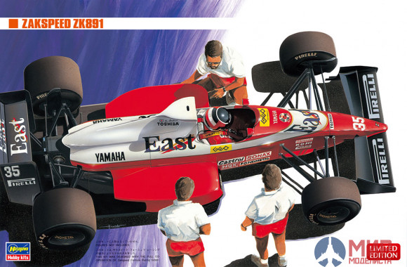 20324 Hasegawa 1/24 Гоночный автомобиль Формулы-1 ZAKSPEED ZK891 (Limited Edition)