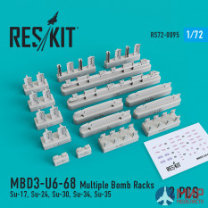 RS72-0095 ResKit МБД3-У6-68 бомбодержатель (2 шт.)