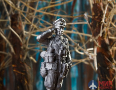 255  Ратник 54 мм Офицер, Германия, 1941 г.  олово