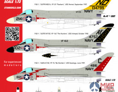 CTA041 Cut then Add 1/72 Douglas F4D Skyray - 4 marking options:  VF-23, VF-74, VF-162, VF-213