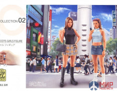 29102 Hasegawa 1/24 Набор фигур 90's PLATFORM BOOTS GIRLS (2 фигуры)