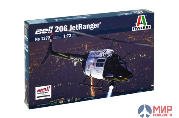 1372 Italeri 1/72 Вертолет BELL 206 JET RANGER