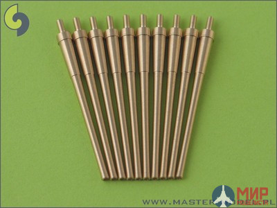 SM-350-032 Master IJN 20cm/50 (8") 3rd Year Type No. 2 barrels - without blastbags (10pcs)
