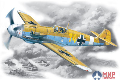 48105 ICM 1/48 Самолет Bf-109F-4/Z Trop