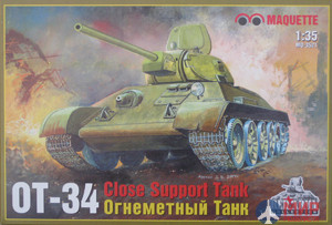 mq3521 Макет (MSD) 1/35 Огнеметный танк ОТ-34-76 1942г.