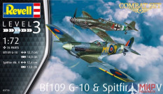 03710 Revell Bf109G-10 & Spitfire Mk.V - Combat Set