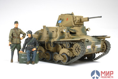 89783 Tamiya 1/35 Итальянский легкий танк L6/40 с набором фототравления, внутр интерьером и 2 фиг