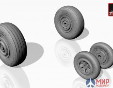 AW72016 Armory 1/72 Колеса на самолет ОКБ им. Микояна тип 23МЛ/МЛА/МЛД/ П ранние /УМ