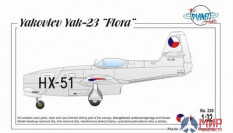 236 Planet models Yak-23 "Flora" +  книга