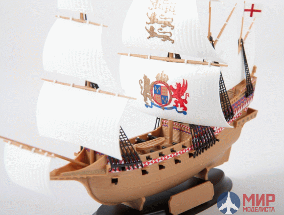 6500 Звезда 1/350 Английский флагманский корабль Френсиса Дрейка "Ревендж" (сборка без клея)