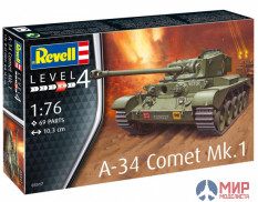03317 REVELL БРИТАНСКИЙ КРЕЙСЕРСКИЙ ТАНК A-34 COMET MK.1 (1:76)
