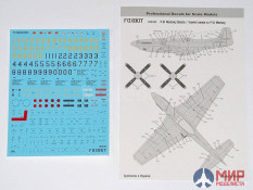 FD32-012 Foxbot 1/32 Stencils for North American P-51 Mustang