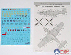 FD32-012 Foxbot 1/32 Stencils for North American P-51 Mustang