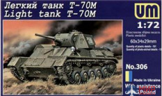 UM1-306 UM 1/72 Легкий танк Т-70М